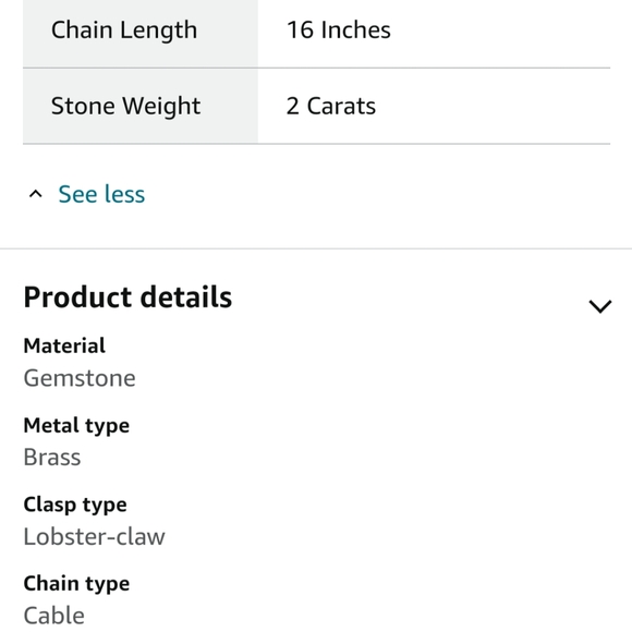 Teardrop CZ Pendant - Picture 11 of 12